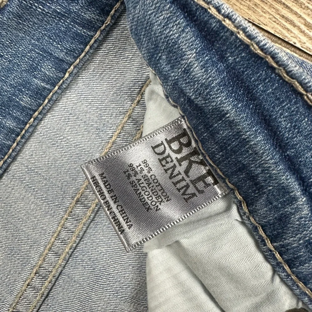 BKE Mason Regular Fit Tapered Jeans Mens 33L 33x34 NWT Stretch Low Rise Denim